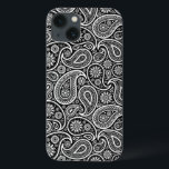 Black and White  Paisley Pattern 2 Case-Mate iPhone Case<br><div class="desc">Elegant zwart-wit  paisley naadloos. Het ontwerp is beschikbaar op andere producten en kan op om het even welk product worden gevraagd dat door zazzle wordt aangeboden.</div>
