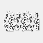 Black and White Pattern Birds on Cherry Blossoms Bedankdoosjes (Uitgevouwen)