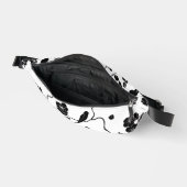 Black and White Pattern Birds on Cherry Blossoms Heuptasje (Open)