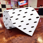 Black and White Pattern Custom Necktie Stropdas