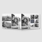 Black and White Photo Collage Wedding Gastenboek (Volledig)