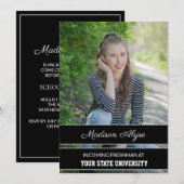 Black and White Photo Trunk Party Kaart (Voorkant / Achterkant)