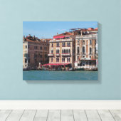 Black and White Photography Venice Italië Canvas Afdruk (Insitu (Houten vloer))
