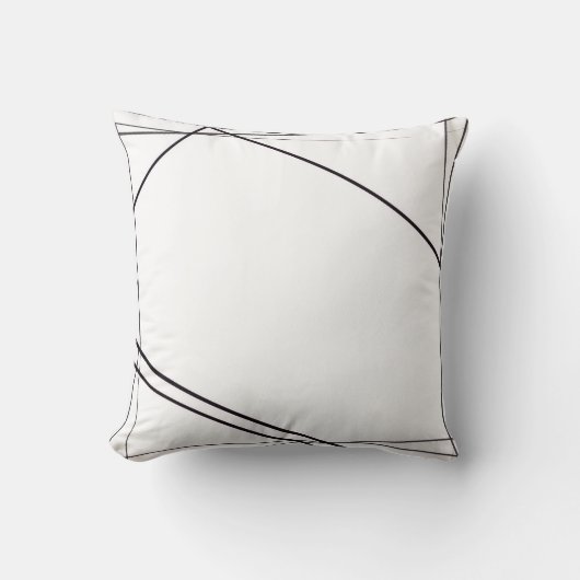 Black And White Pillow Kussen (Voorkant)
