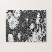 black and white pixel art  legpuzzel (Horizontaal)