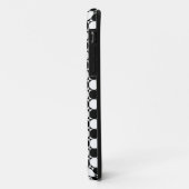 Black and White Polka Dots iPhone 5 Hoesje (Achterkant/links)