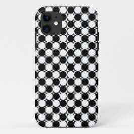 Black and White Polka Dots iPhone 5 Hoesje