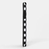 Black and White Polka Dots iPhone 5 Hoesje (Achterkant/rechts)