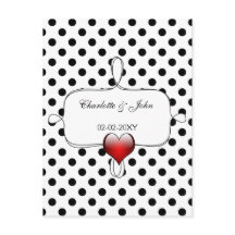 Black and White Polka Dots Wedding