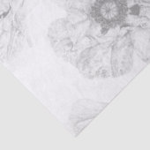 Black and White Poppy Tissuepapier (Detail)