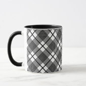 Black and White Pset Pattern Little Glen Coffee M Mok (Links)