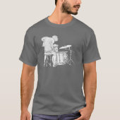 Black and White Rock Guy T-shirt (Voorkant)