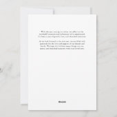 Black and White Roman Numerals Two Photo Feestdagenkaart (Achterkant)