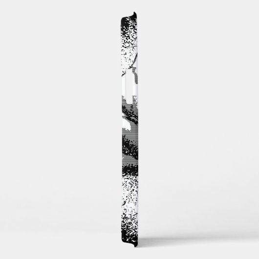 Black and White Rose Fine Art Case-Mate iPhone Case (Achterkant / Rechts)