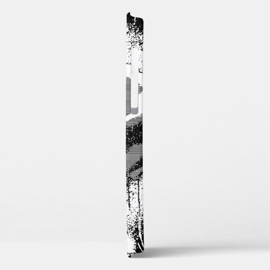 Black and White Rose Fine Art Case-Mate iPhone Case (Achterkant / Links)