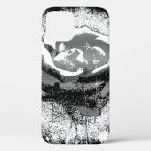 Black and White Rose Fine Art Case-Mate iPhone Case (Achterkant)