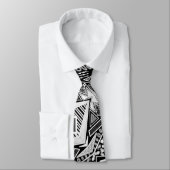 Black and White Runway Mode 2022 geïnspireerde nek Stropdas (Gebonden)