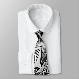 Black and White Runway Mode 2022 geïnspireerde nek Stropdas