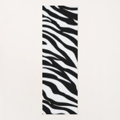 Black and White Safari Zebra Animal Print  Yogamat (Voorkant)