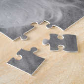 Black and white Saint Bernard dog Legpuzzel (Zijkant)