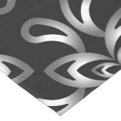 Black and white seamless pattern on  table runner medium tafelloper (Hoek)