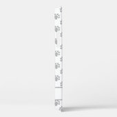 Black and White Shih Tzu Cute Cartoon Dog & Name Case-Mate iPhone Case (Achterkant / Rechts)