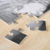 Black and White Shih-Tzu Puppy Legpuzzel (Zijkant)