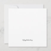 black and white sketch of Mountains Bedankkaart (Achterkant)