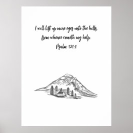 Black and White Sketches on Motto Poster