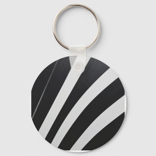 black and white sleutelhanger (Voorkant)