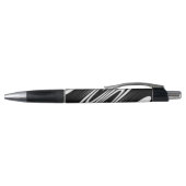 black and white smooth organic wavy pattern pen (Bovenkant)