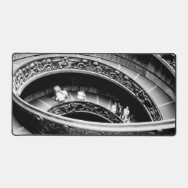 Black and White Spiral Staircase Bureaumat