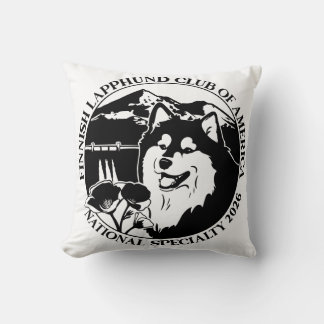 Black and White Square Pillow Kussen