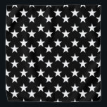 Black and White Star Pattern Bandana<br><div class="desc">Deze schattige banaan is het perfecte accessoire voor jou,  je kind of je favoriete hond.</div>