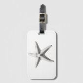 Black and White Starfish Bagagelabel (Voorkant (verticaal))