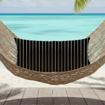 Black and White Summer Stripes Outdoor