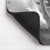 Black and White Swans Mousepad Muismat (Hoek)