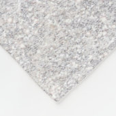 Black and White Tiger Silhouette Fleece Deken (Hoek)