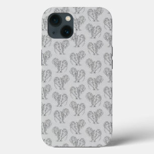 Black and White Tribal Tattoo Manatees Case-Mate iPhone Case