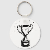 Black and White Trophy Sleutelhanger (Voorkant)