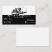Black and White Trucking Company Visitekaartje (Voorkant / Achterkant)