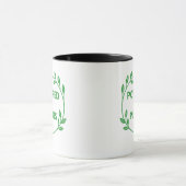 Black and White Vegan Plant Based Mug Mok (Midden)