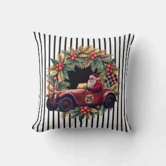 Black And White Vertical Stripe Kussen