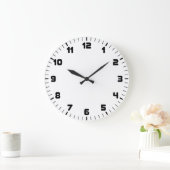Black and White Wall Clock Grote Klok (Huis)