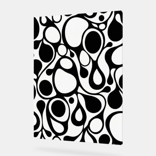 Black and white wall poster (Hoek)