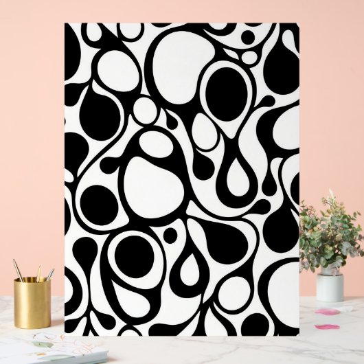 Black and white wall poster (Huwelijk)