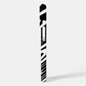 black and white wavy seamless organic pattern Case-Mate iPhone case (Achterkant / Links)