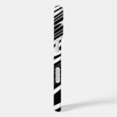 black and white wavy seamless organic pattern Case-Mate iPhone case (Achterkant / Rechts)