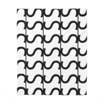 Black and White Wavy Stripe Pattern