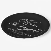 Black and White We zijn een Enterprise Party Papieren Bordje (Gekanteld)